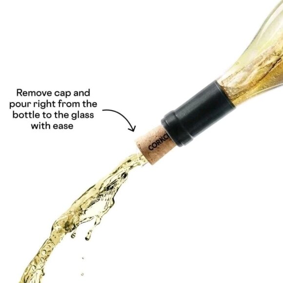 Corkcicle Air Wine Chiller Stick With Aerator & Pourer BPA-Free Reusable 2-Pack - Picture 8 of 13